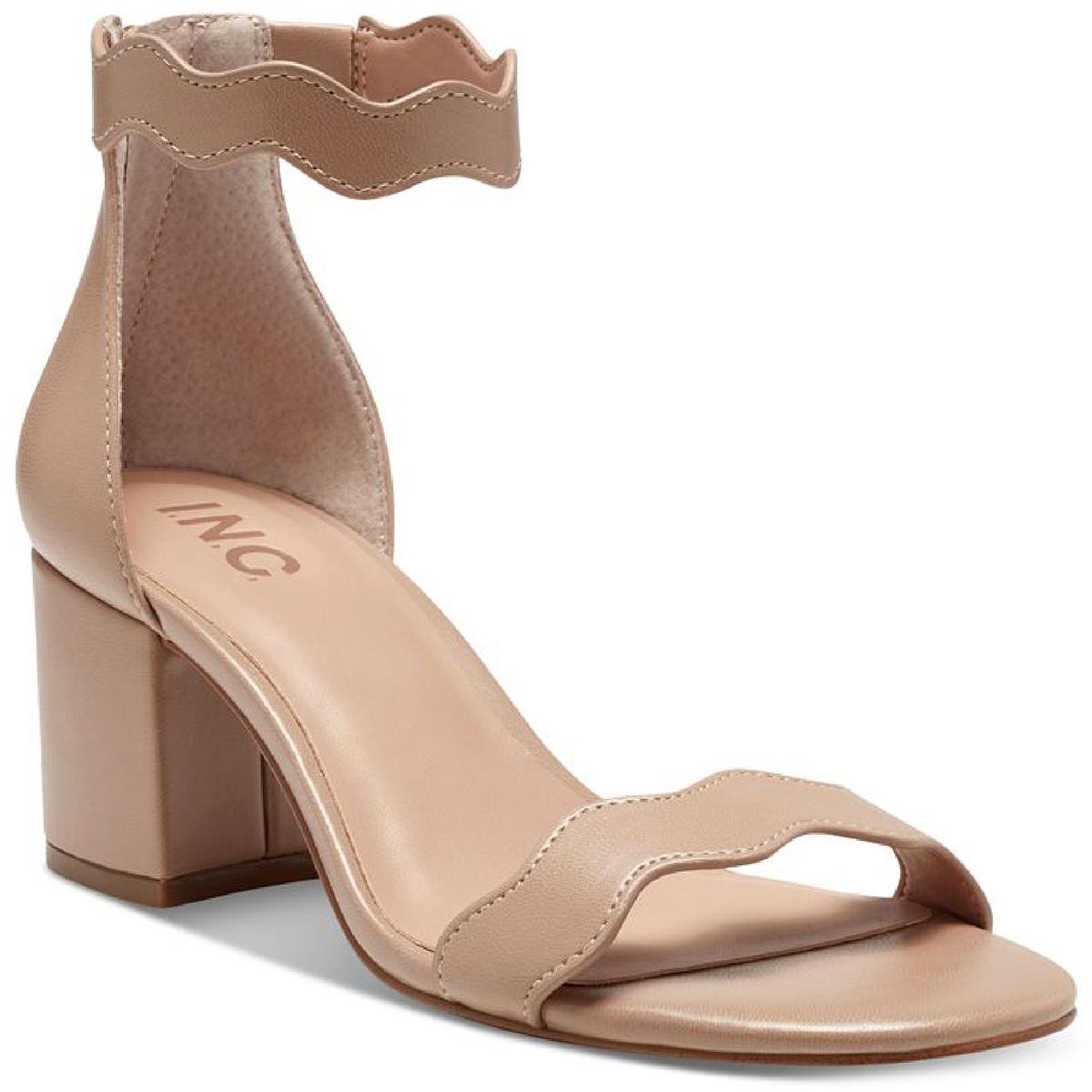 INC Womens Hadwin Scalloped Heels