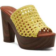 Shelbie 2 Womens Woven Slip On Heels