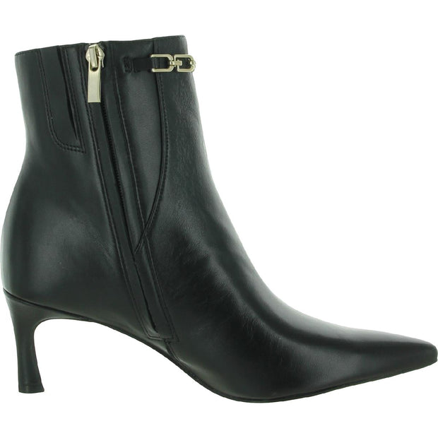 Frida Womens Pointed Toe Ankle Boots