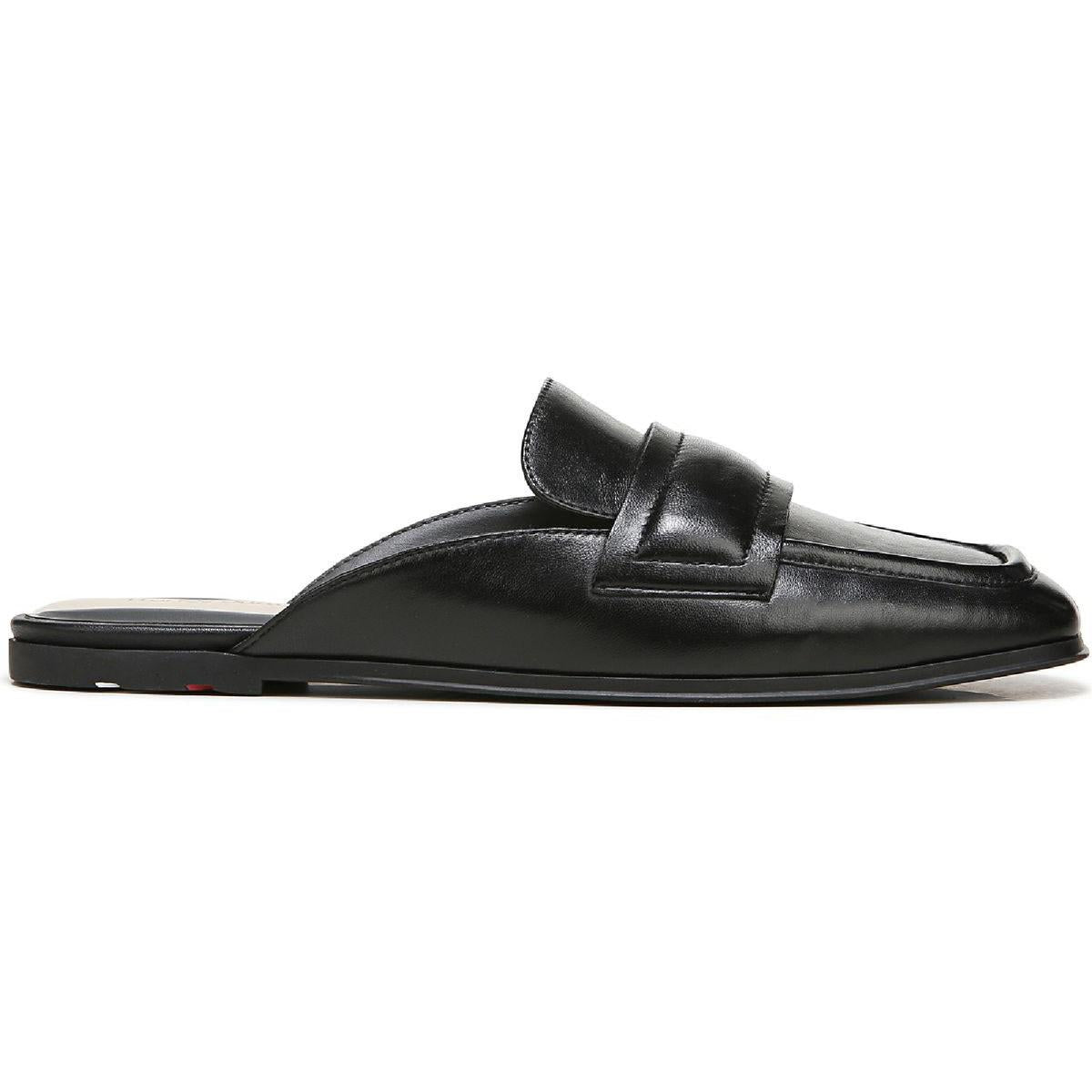 Duval Womens Padded Insole Faux Leather Mules