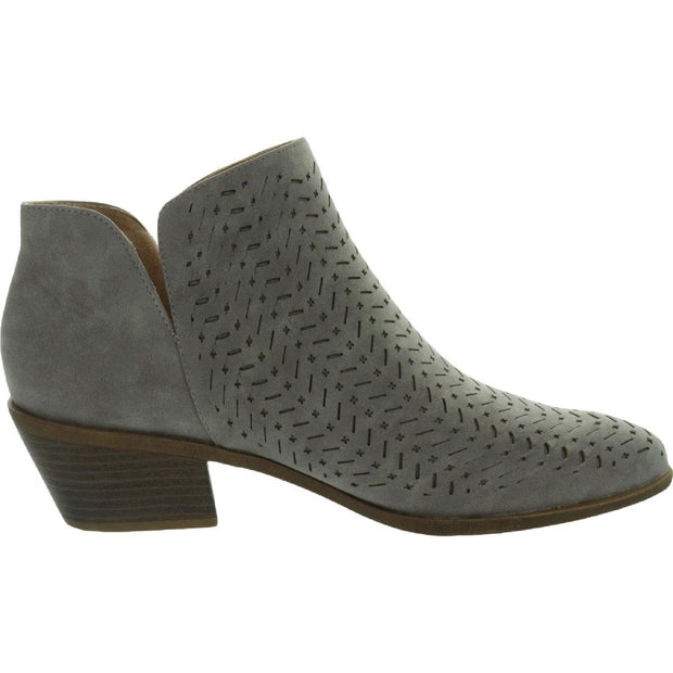 Payton Womens Faux Leather Ankle Chelsea Boots