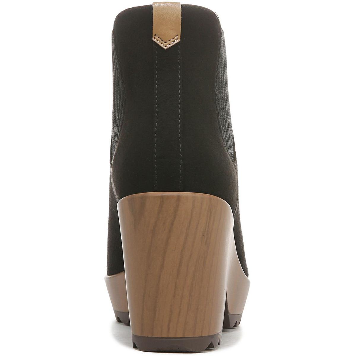 Walk Away Womens Faux Suede Heels Booties