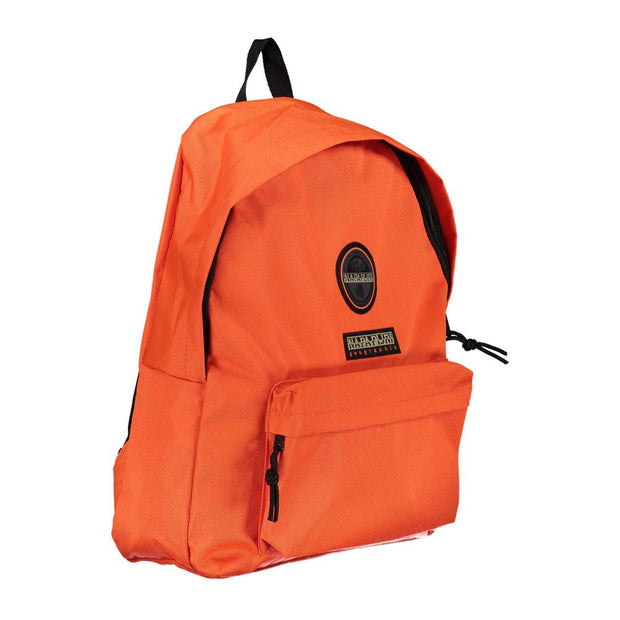 Napapijri Eco-Chic Orange Backpack with Logo Women's Design