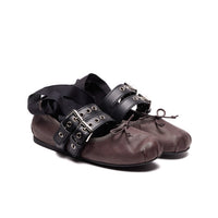 Miu Miu Miu Miu Women Nappa And Calf Leather Ballets