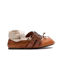 Miu Miu Miu Miu Women Nappa And Calf Leather Ballets