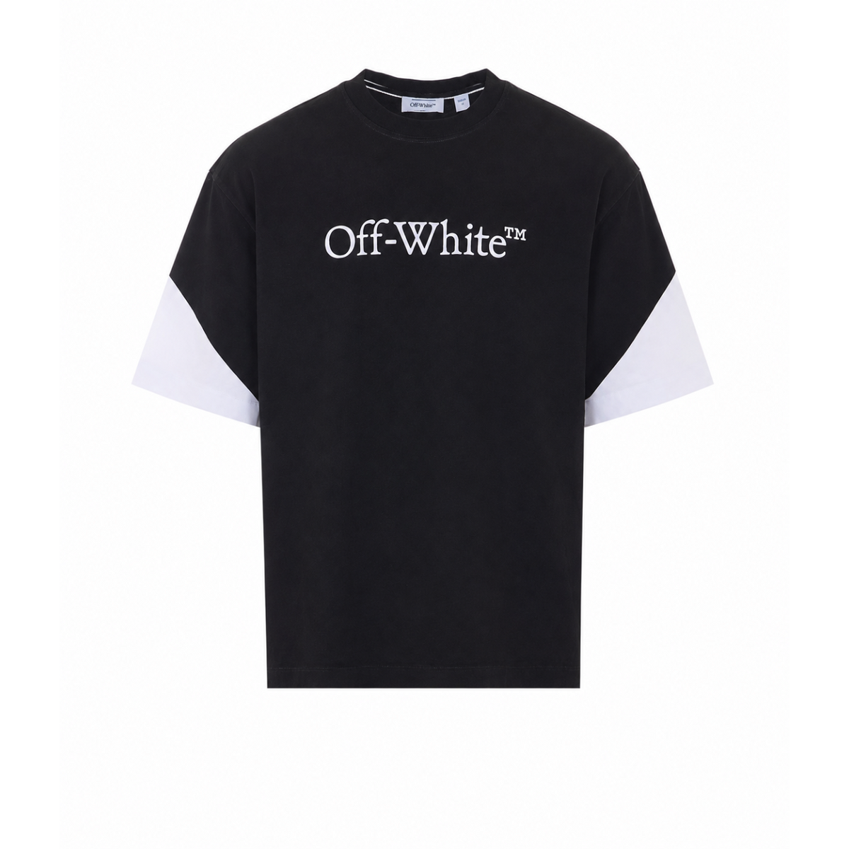 Off White Men Negative Big Bookish Skate T-Shirt