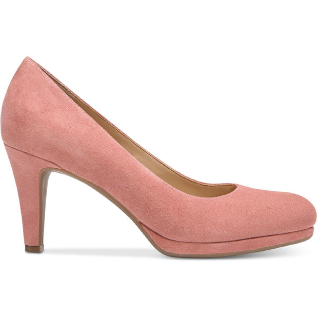 Michelle Womens Padded Insole Round Toe Pumps