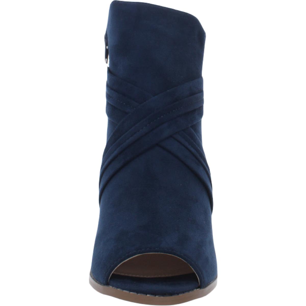 Sabeena Womens Padded Insole Faux Suede Booties