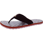 Zoe Webbed Womens Thong Slip On Flip-Flops