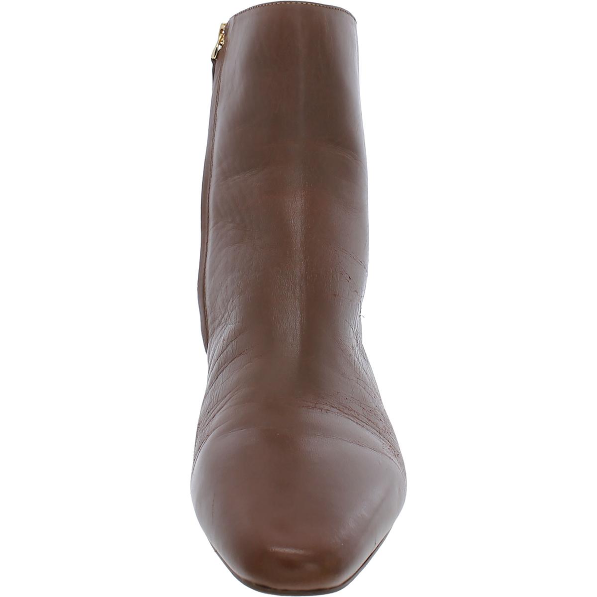 Willa Womens Leather Ankle Boots