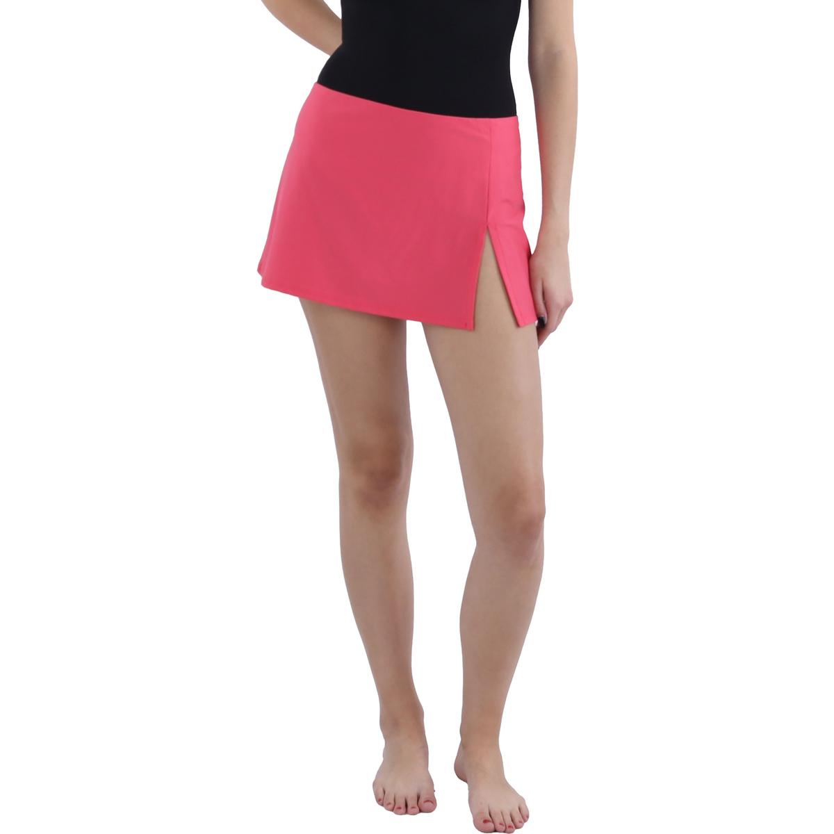 Womens Skirted Side Slit Swim Bottom Separates