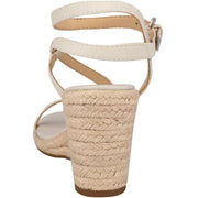 Betsy Womens Leather Ankle Strap Espadrilles