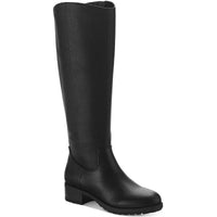 Graciee Womens Double Zipper Tall Knee-High Boots Black Sm