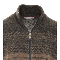 Brunello Cucinelli Brunello Cucinelli Men Nordic Jacquard High Neck Caridgan
