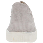 Tia Womens Faux Leather Comfort Slip-On Sneakers