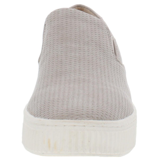 Tia Womens Faux Leather Comfort Slip-On Sneakers