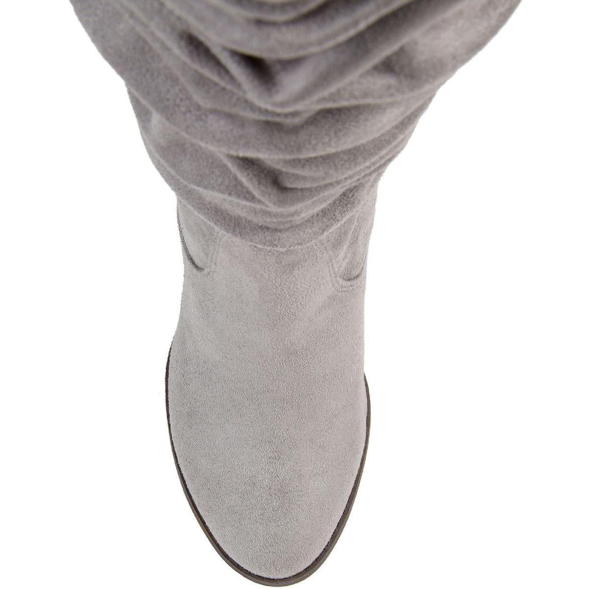 Aneil Womens Faux Suede Knee-High Boots