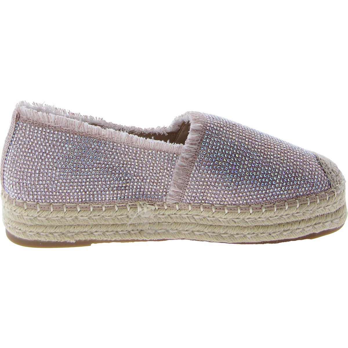 Samara Womens Rhinestone Slip On Espadrilles