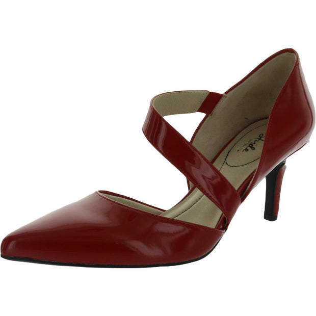 Suki Womens Padded Insole Slip On D'Orsay Heels
