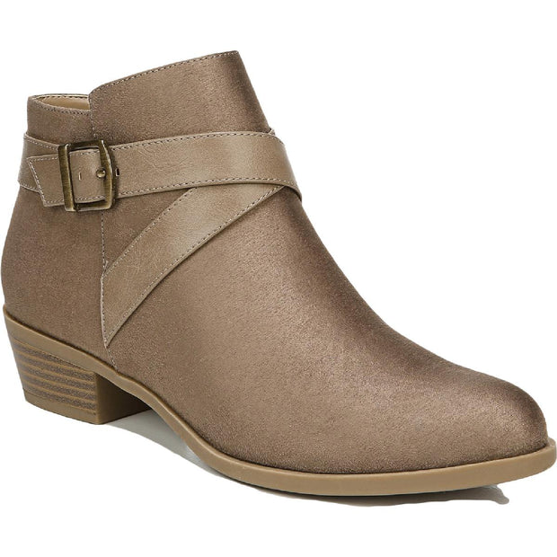 Payton Womens Faux Leather Ankle Chelsea Boots