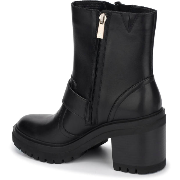 Rhode Womens Buckle Zipper Mid-Calf Boots