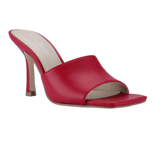 Danria Womens Solid Peep-Toe Heels