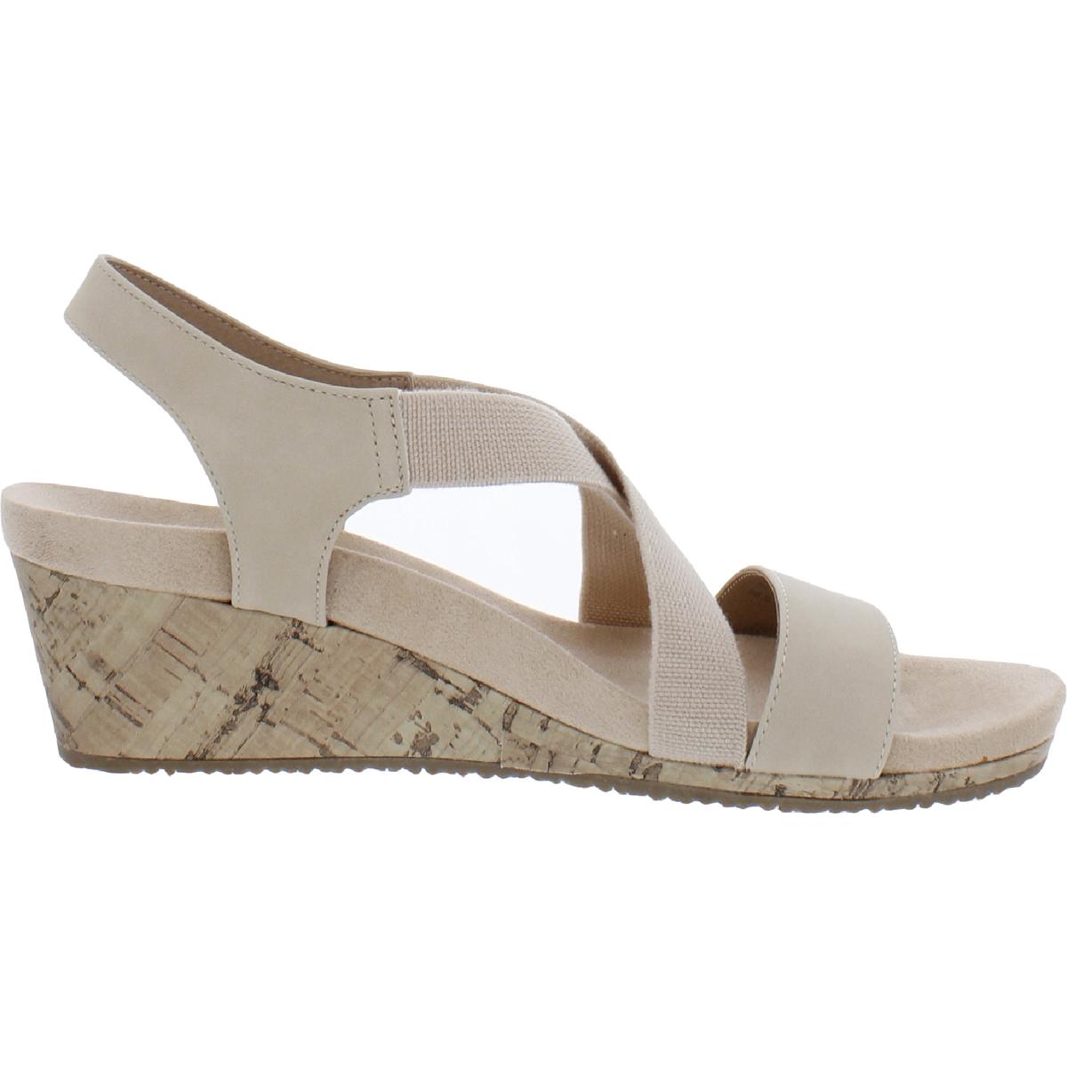 Mexico Womens Laceless Slip On Wedge Sandals