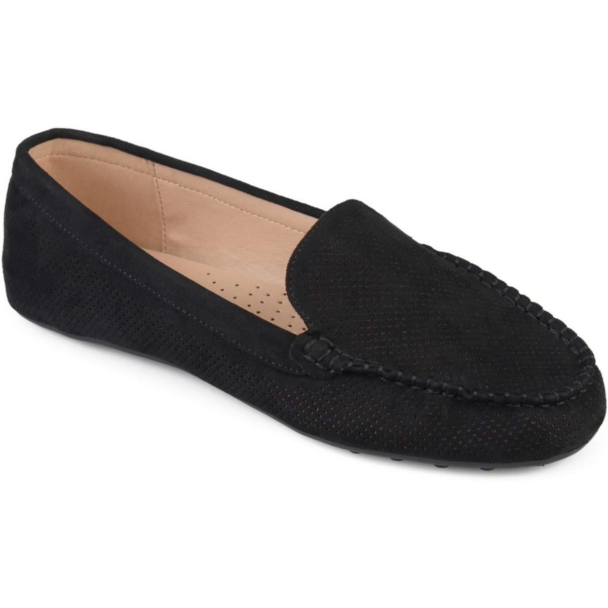 Halsey Womens Faux Suede Lifestyle Loafers