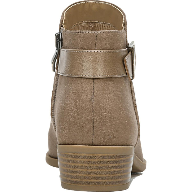 Payton Womens Faux Leather Ankle Chelsea Boots