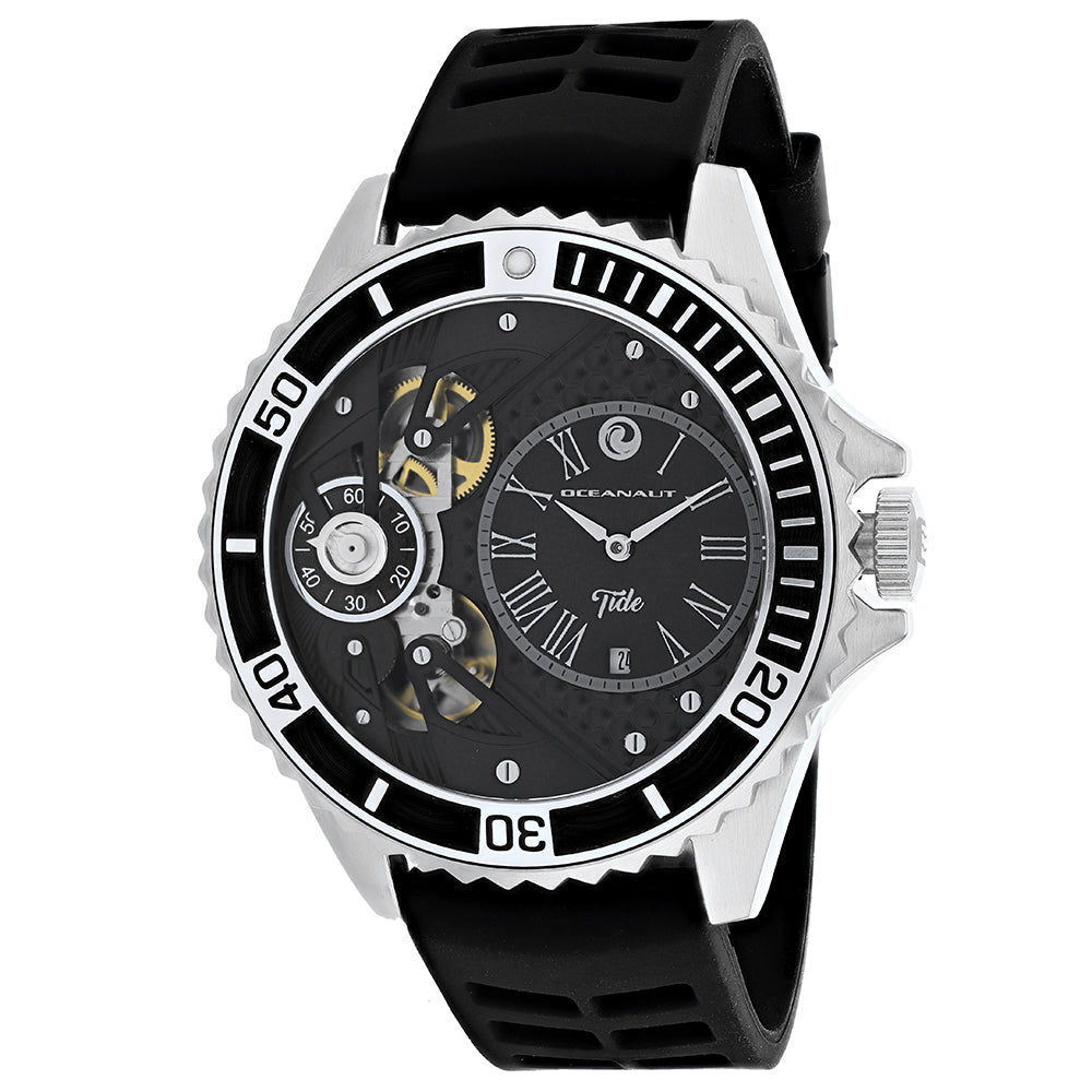Oceanaut Men's Tide Black Dial Watch - OC0991 Black