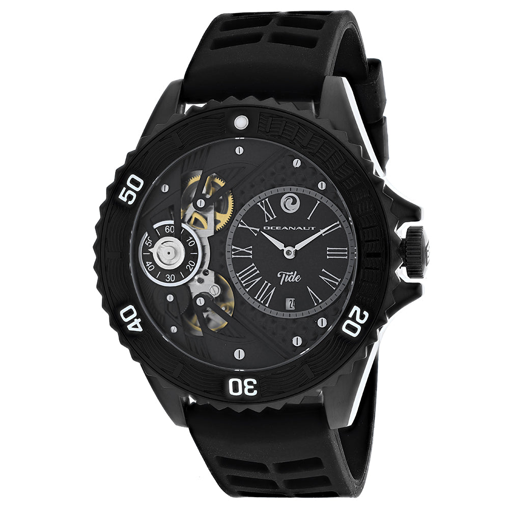 Oceanaut Men's Tide Black Dial Watch - OC0997 Black