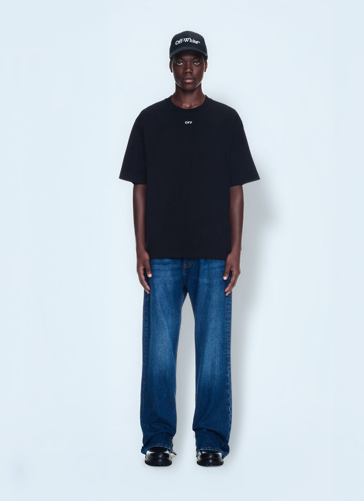 Off White Men Off Stamp Skate T-Shirt