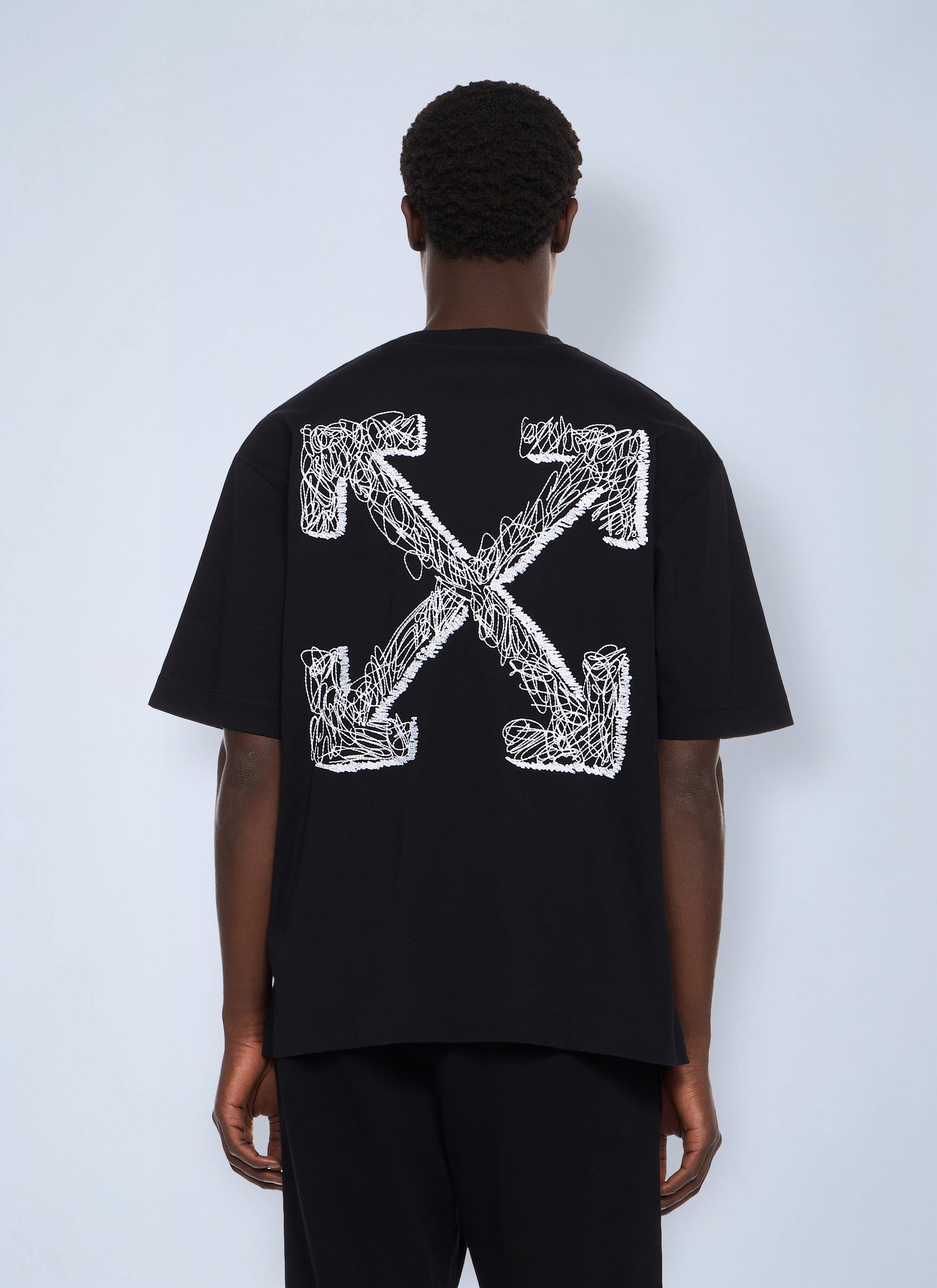 Off-White Men Scribble Arrow Skate Logo T-Shirt – Bluefly