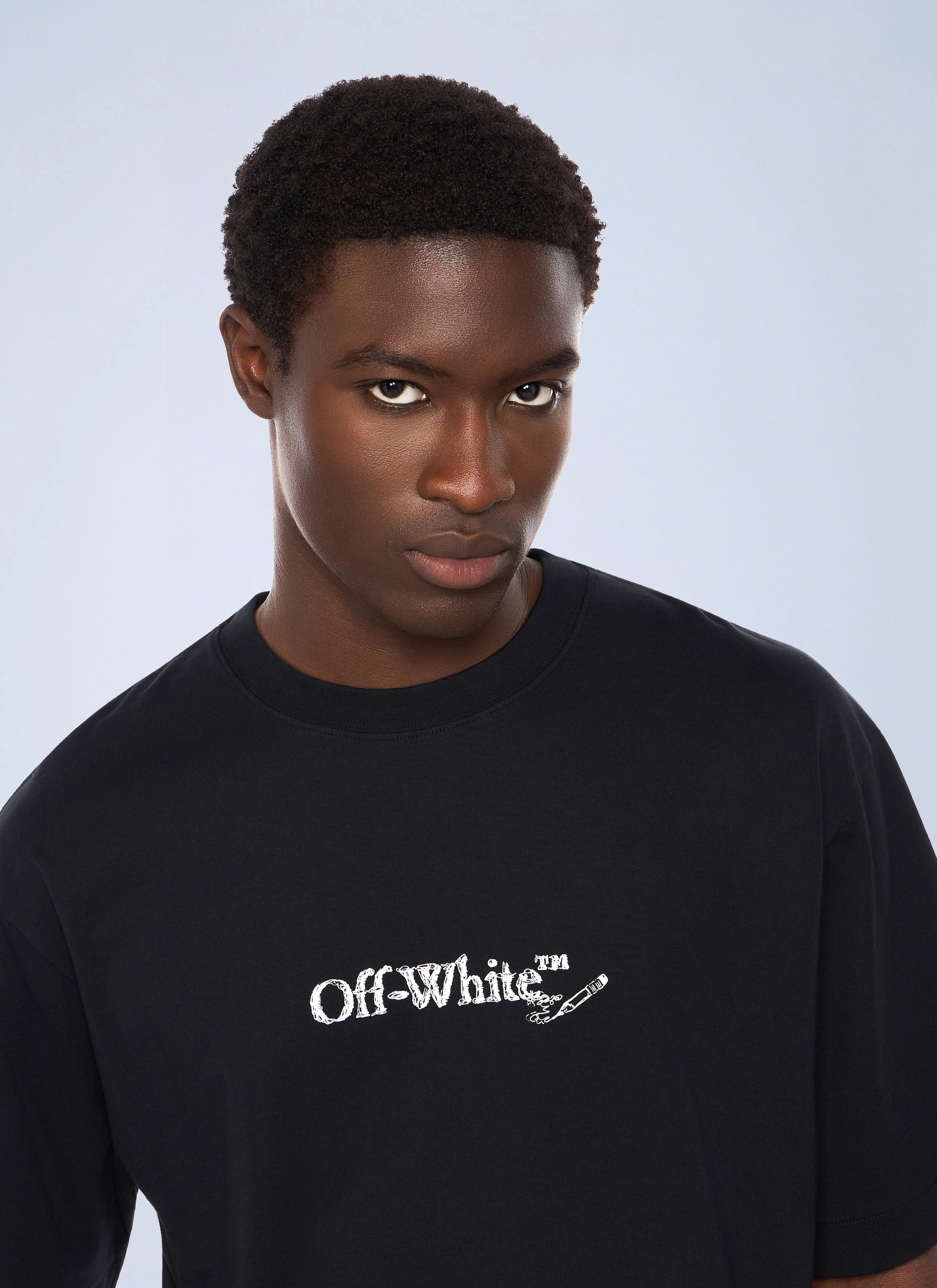 Off-White Men Scribble Arrow Skate Logo T-Shirt – Bluefly
