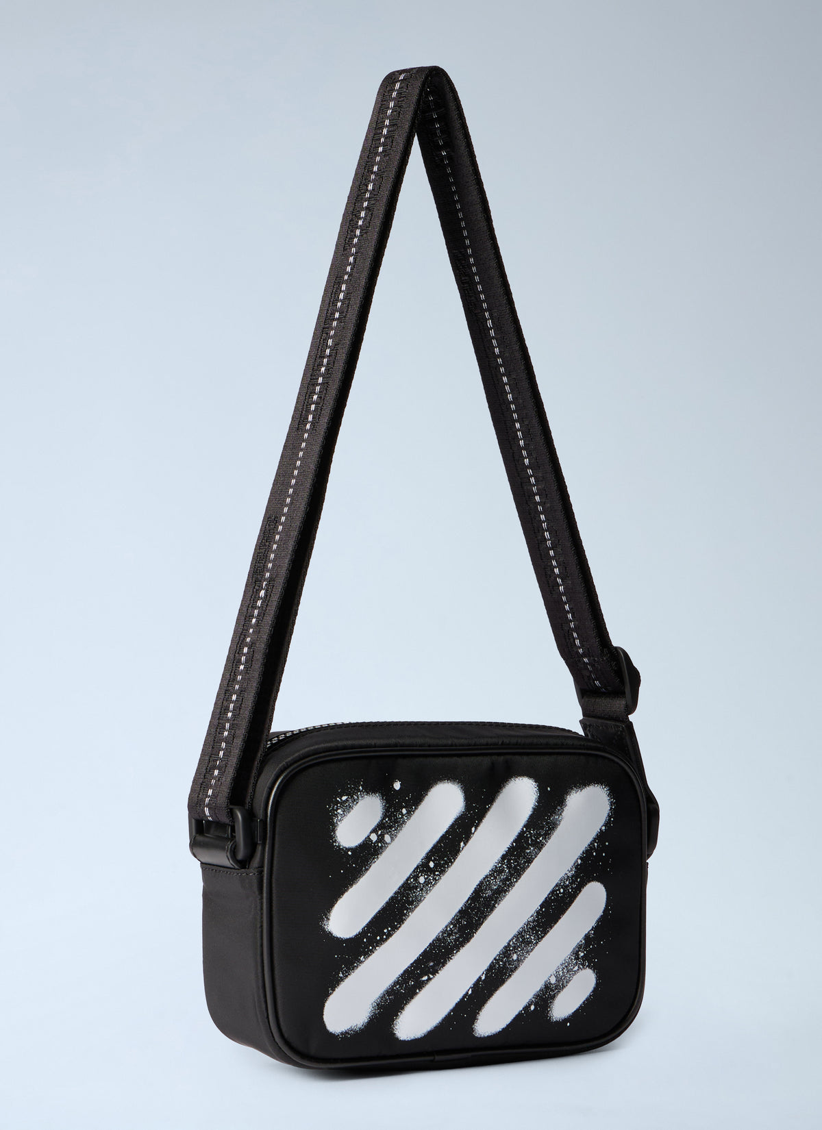 Off-White Men Diagonal Spray Camera Bag