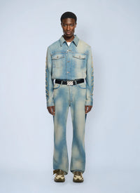 Off-White Men Diagonal Raw Patch 90S Skate Jeans