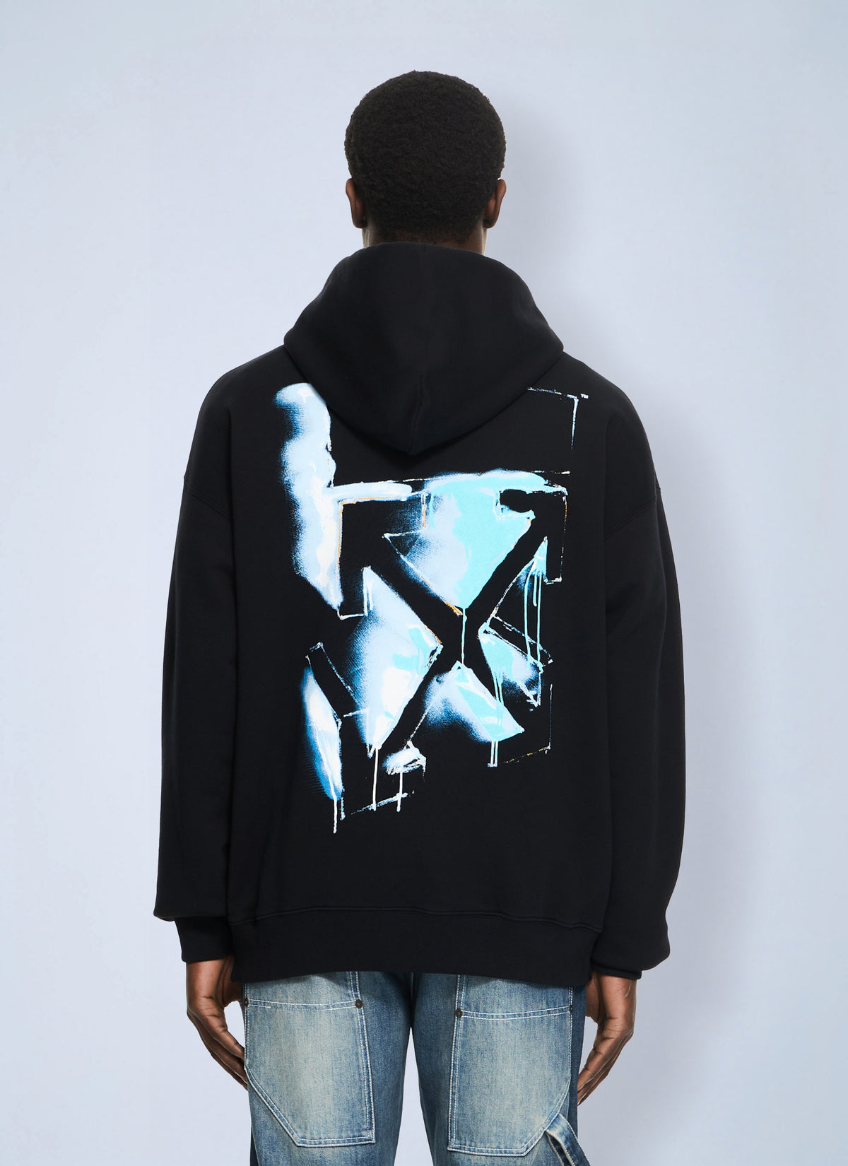 Off-White Men 3D Spray Arrow Skate Hoodie
