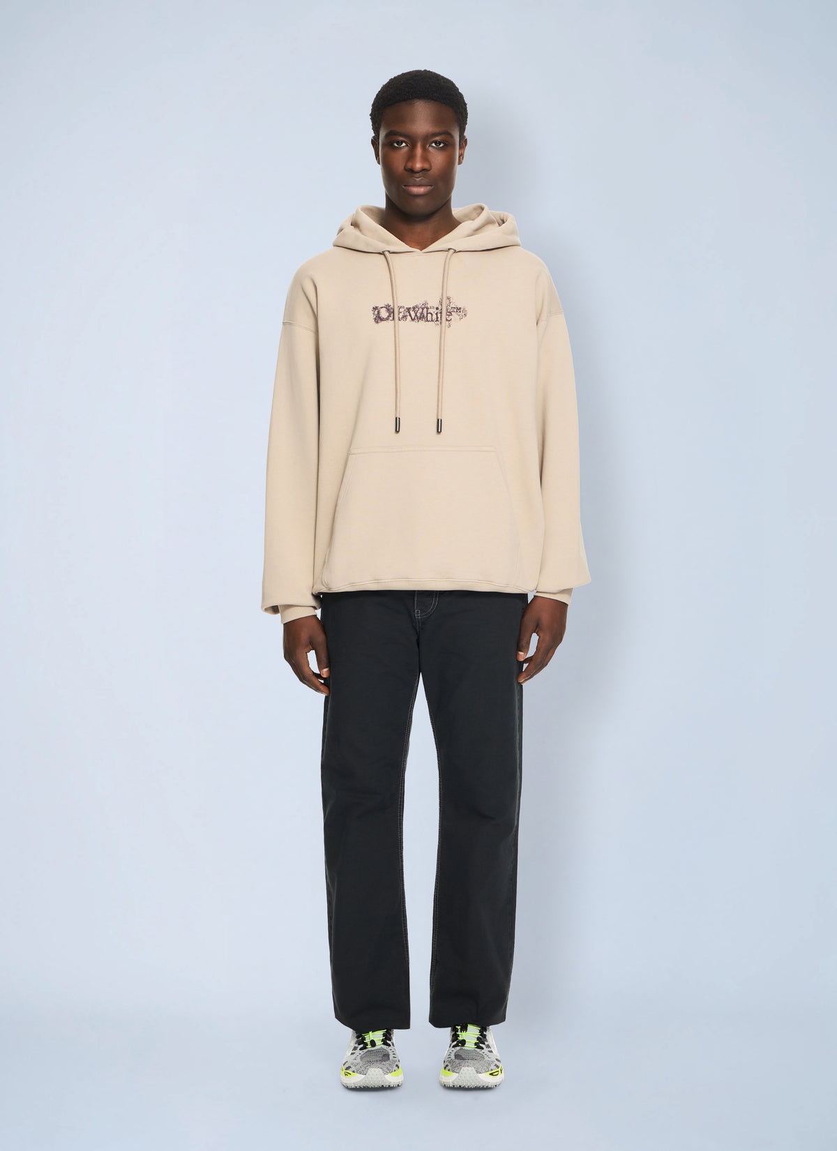 Off-White Men Heraldic Arrow Skate Hoodie