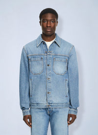 Off-White Off-White Men Half Arrow Denim Skate Jacket