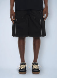 Off-White Men Owr Gd Gab Milit Relax Shorts