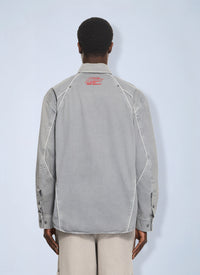 Off-White Men Garment-Dyed Sporty Shirt
