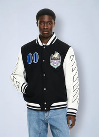 Off-White Men Royal Jewels Varsity Jacket