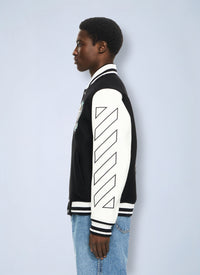 Off-White Men Royal Jewels Varsity Jacket