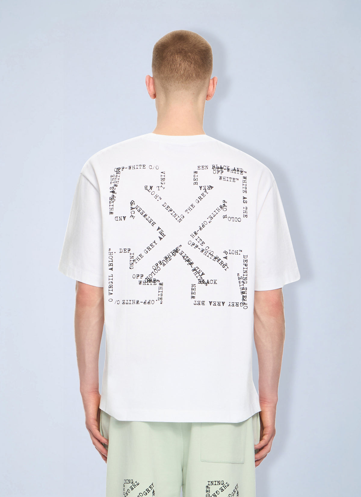 Off-White Men Type Arrow Skate T-Shirt