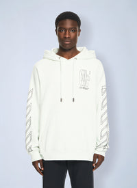 Off-White Men Outline Double Arrow Skate Hoodie