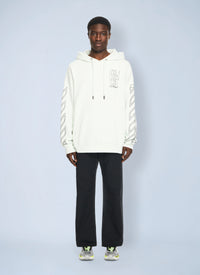 Off-White Men Outline Double Arrow Skate Hoodie