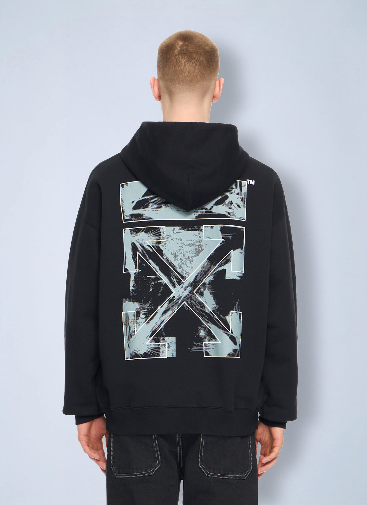Off-White Men Paint Arrow Skate Hoodie
