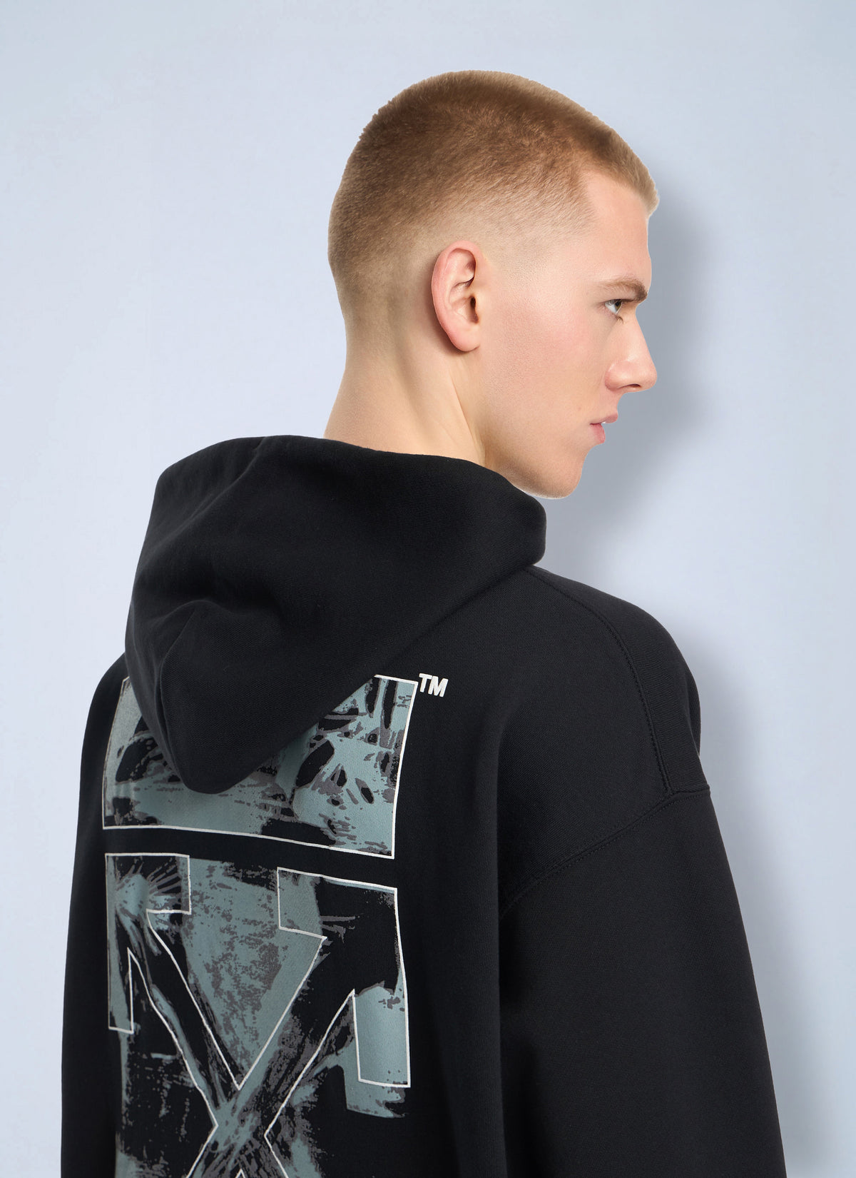 Off-White Men Paint Arrow Skate Hoodie