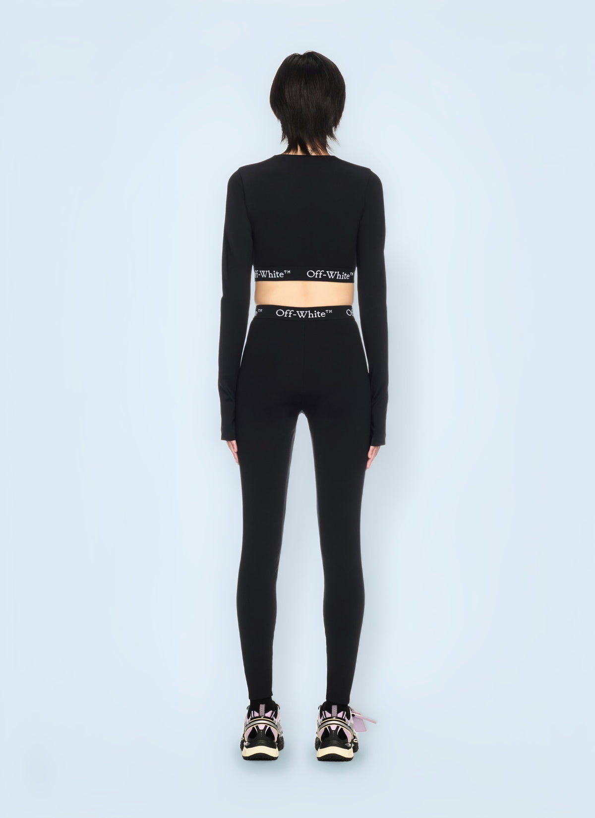 OFF WHITE Off White Women Logo Band Leggings