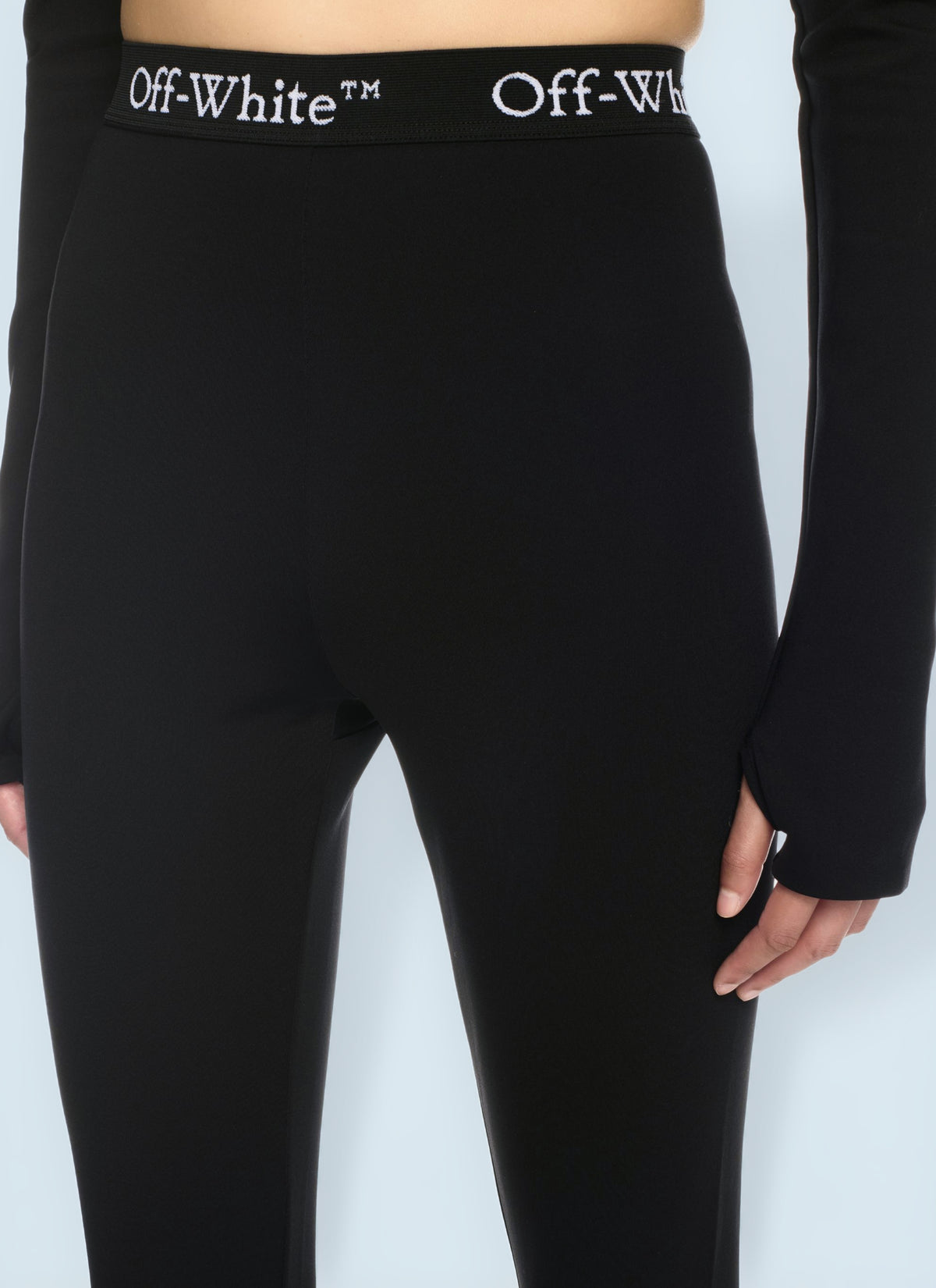 OFF WHITE Off White Women Logo Band Leggings